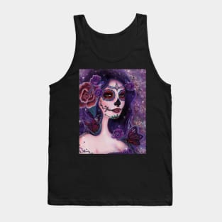Day of the dead Cantana Rose By Renee Lavoie Tank Top
